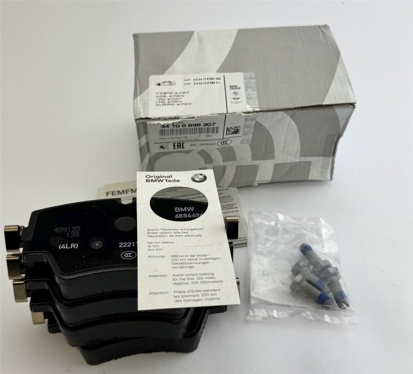 Neue Original BMW Bremsbeläge für BMW G20 G21 G30 G31 F40 F45 G01 G42 F39 F44 F46 F48