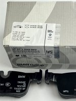 Neue Original BMW Bremsbeläge für BMW 1er F40 116d 118d 120d 118i auch xdrive